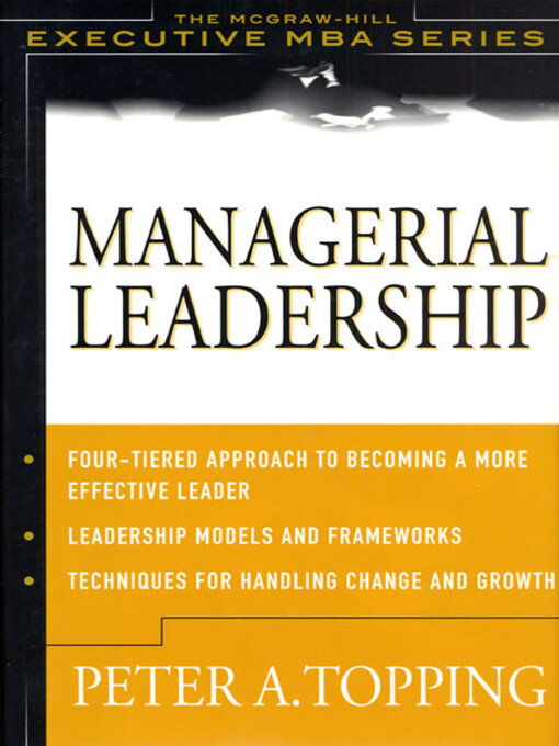 Title details for Managerial Leadership by Peter Topping - Available